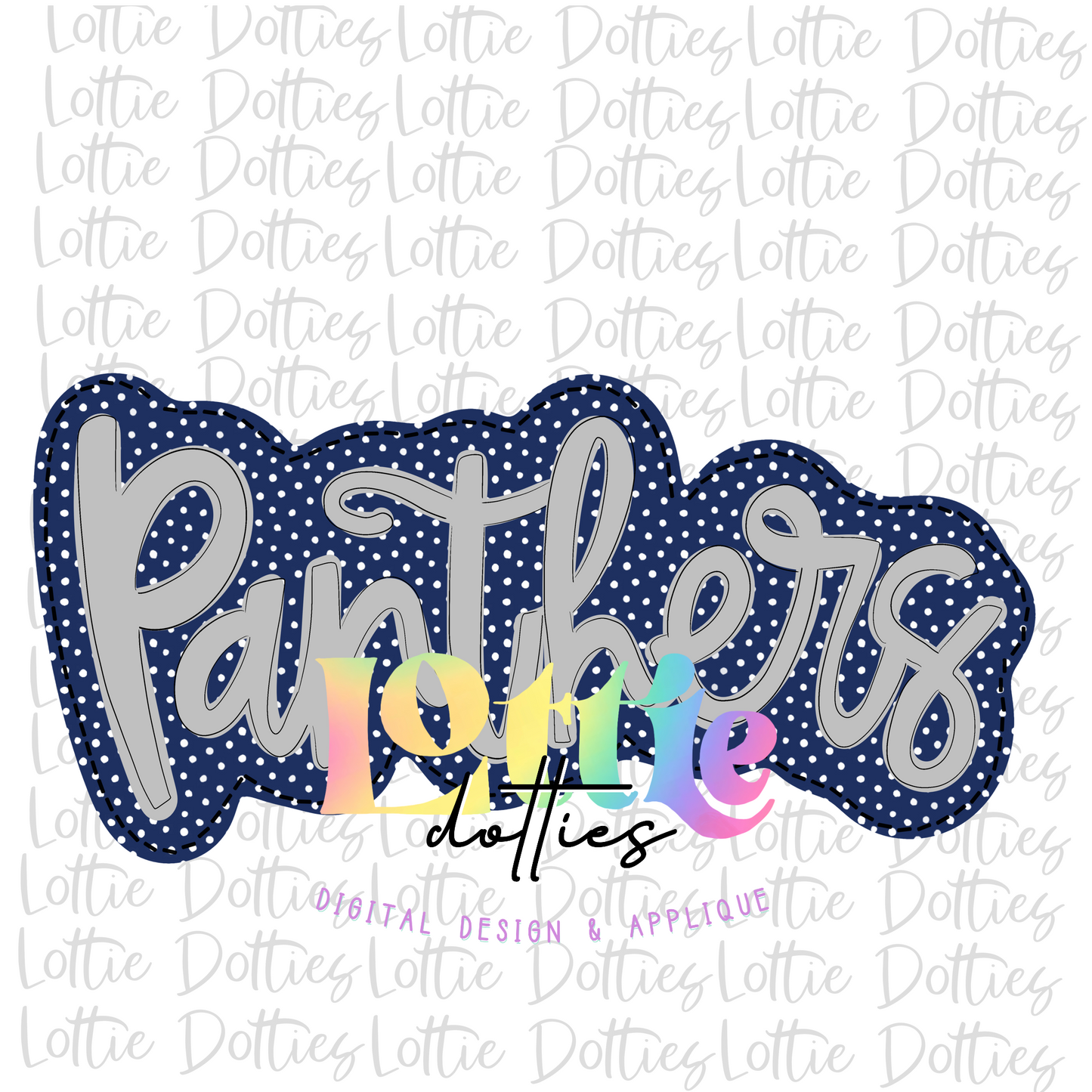 Panthers PNG - Panthers Sublimation - Digital Download - Navy and Gray