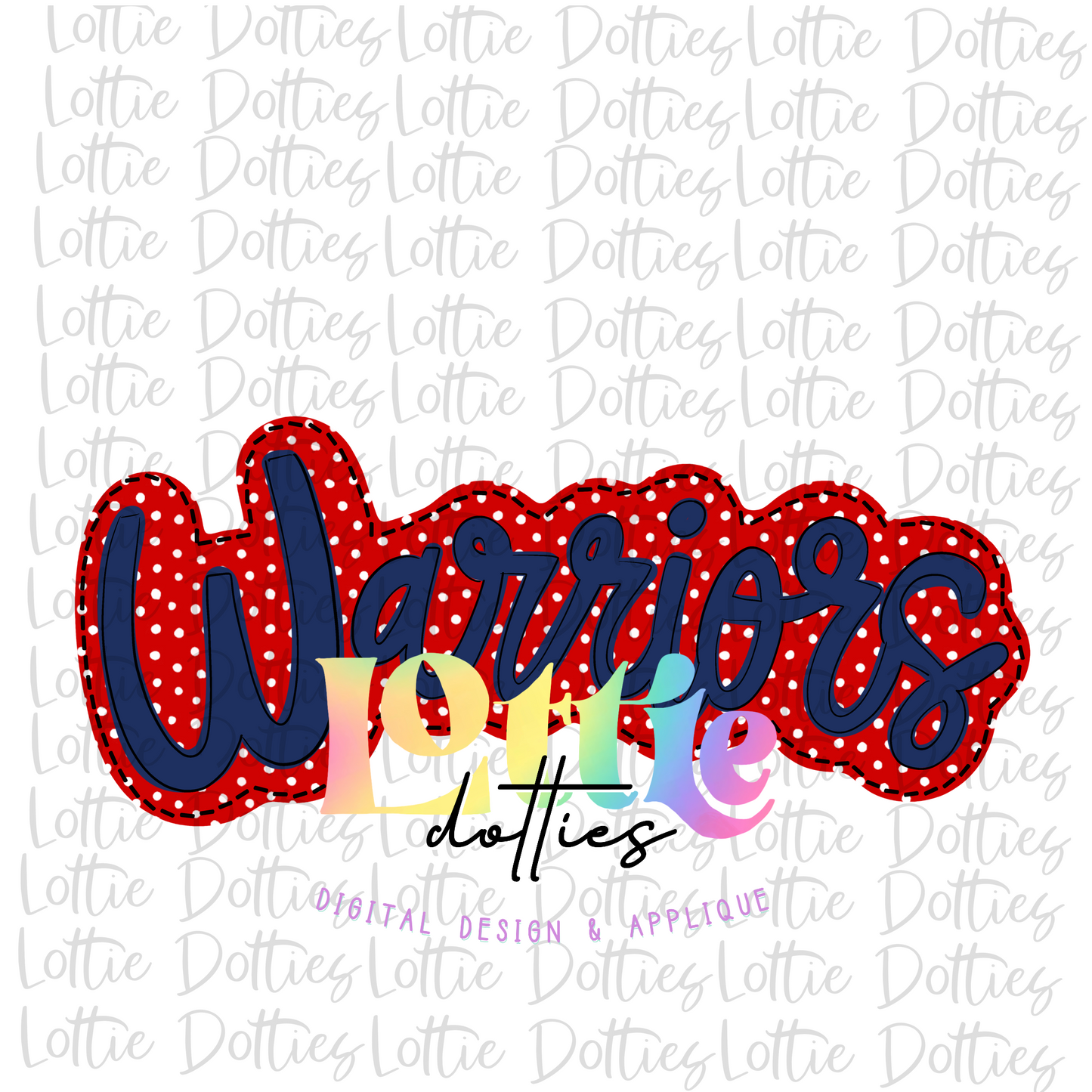 Warriors Png - Warriors Sublimation Design - Digital Download - Red and Navy