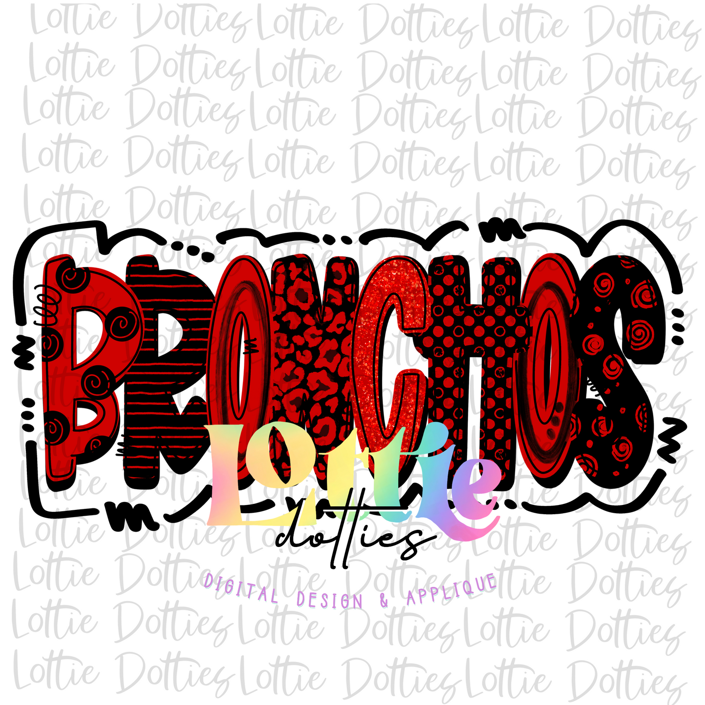 Bronchos - PNG - sublimation design - Digital Download