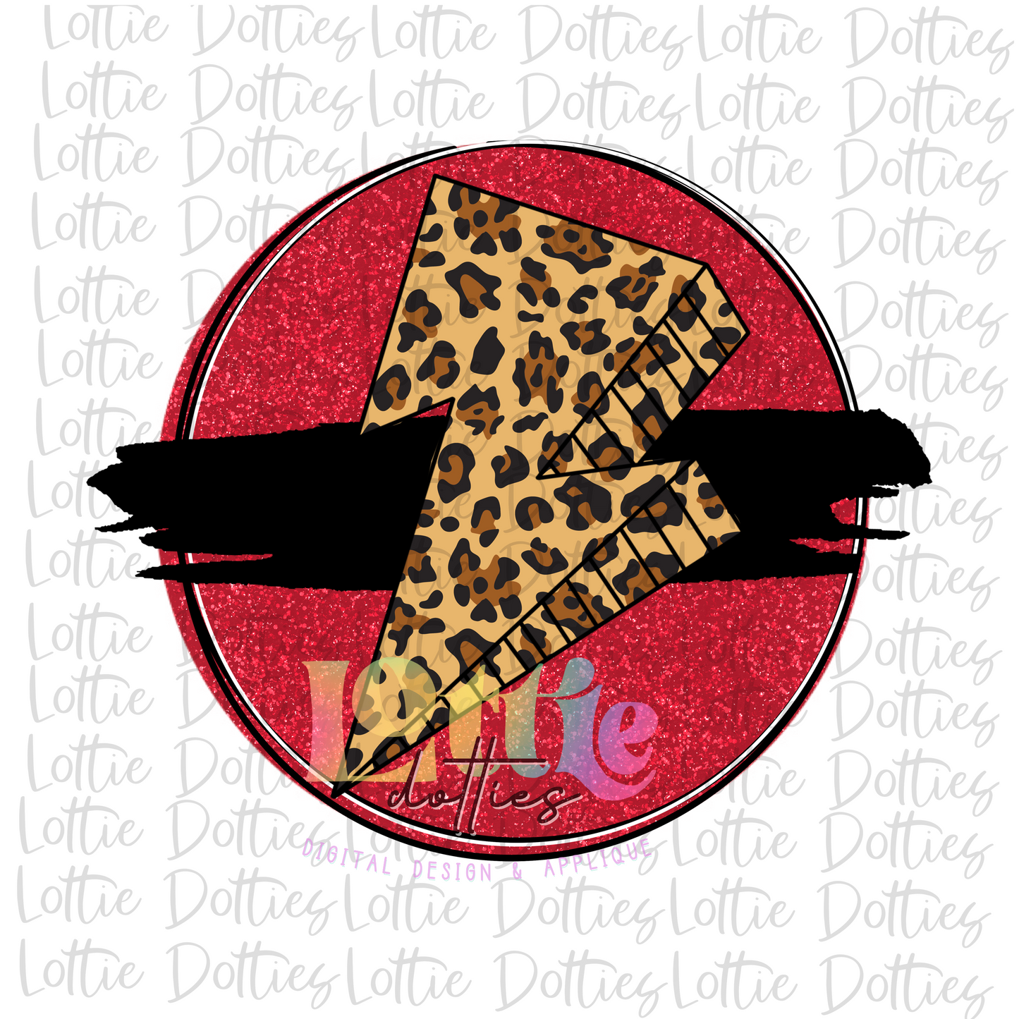 Cardinal and Black Circle Design PNG - Cardinal and Black - Digital Download