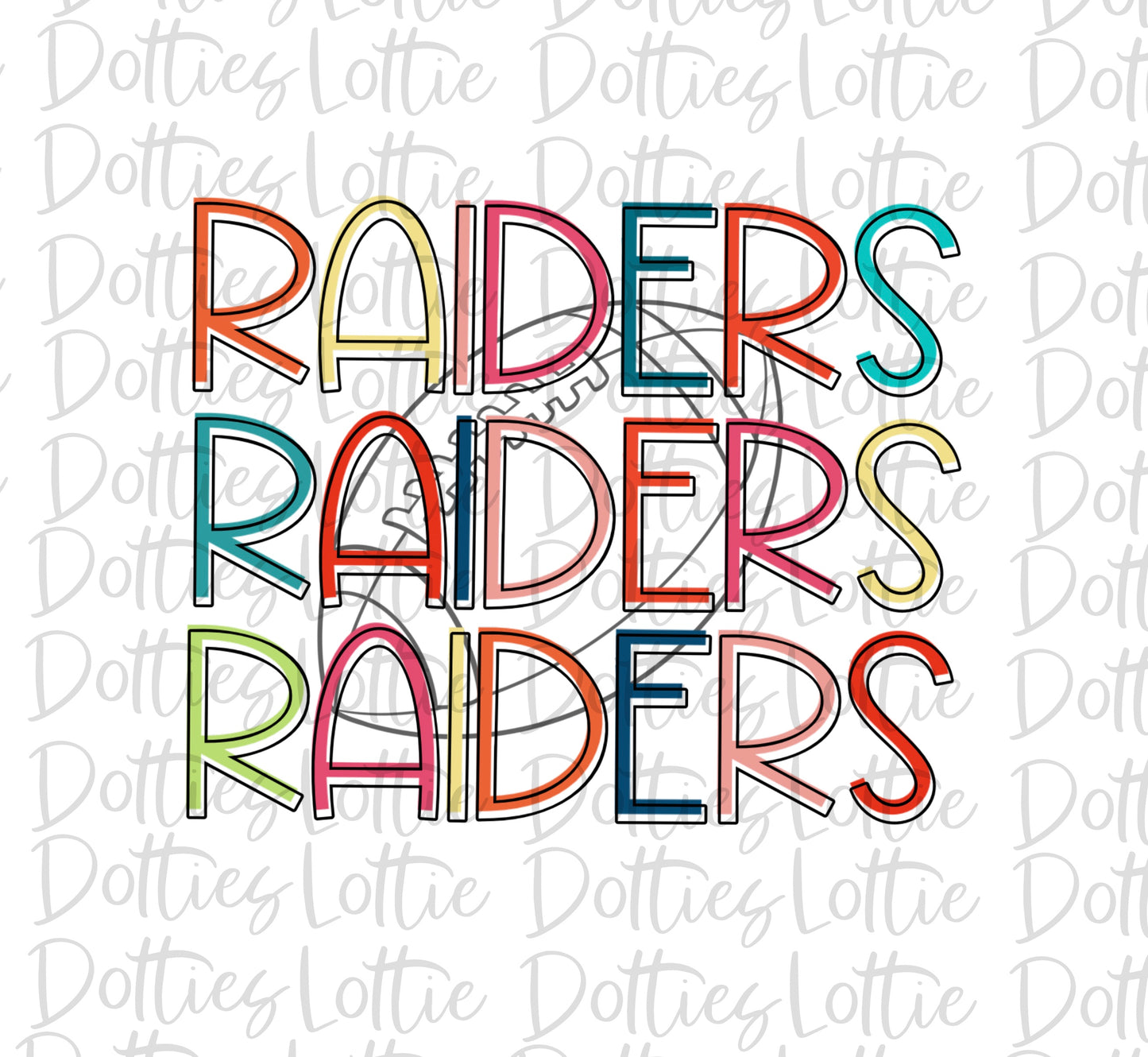 Raiders Football - PNG - Football - Sublimation design - Digital Download