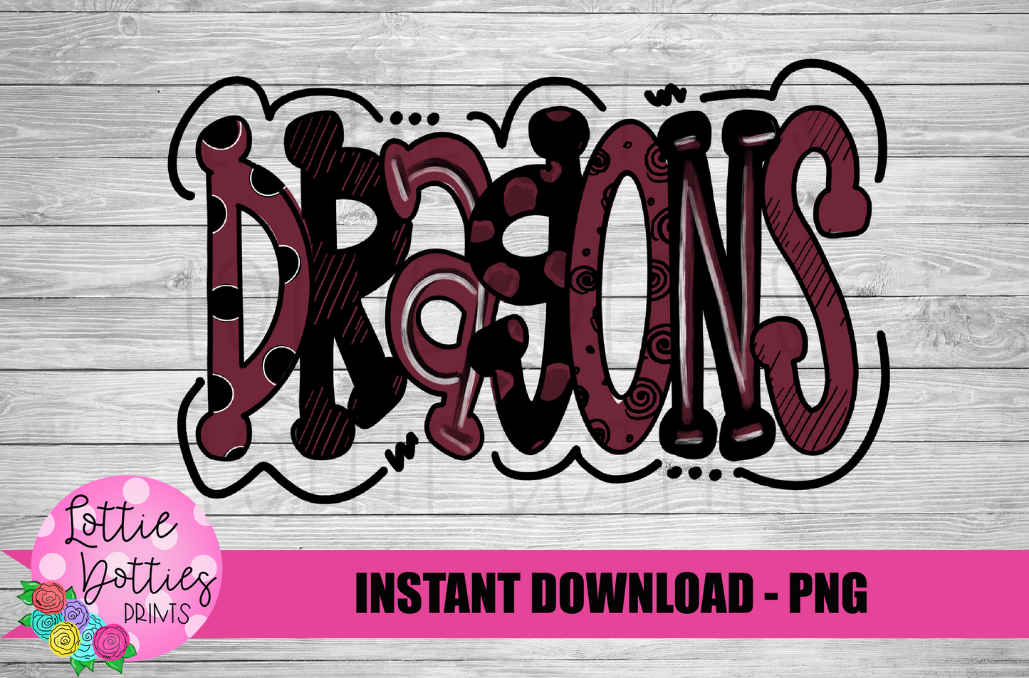 Dragons PNG - Instant Download - Digital Download - Dragona Sublimation Design