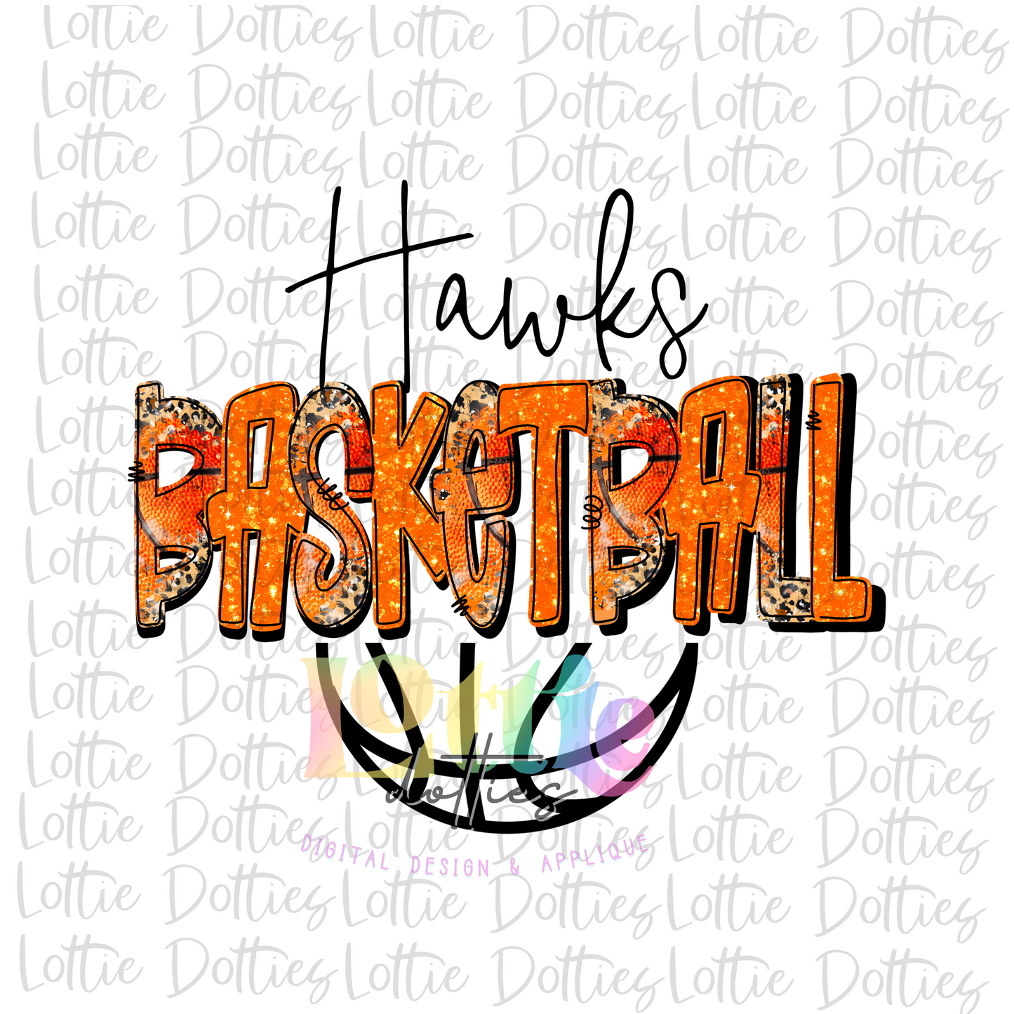 Hawks Basketball - Sublimation Design - Hawks Sublimation- Digital Download