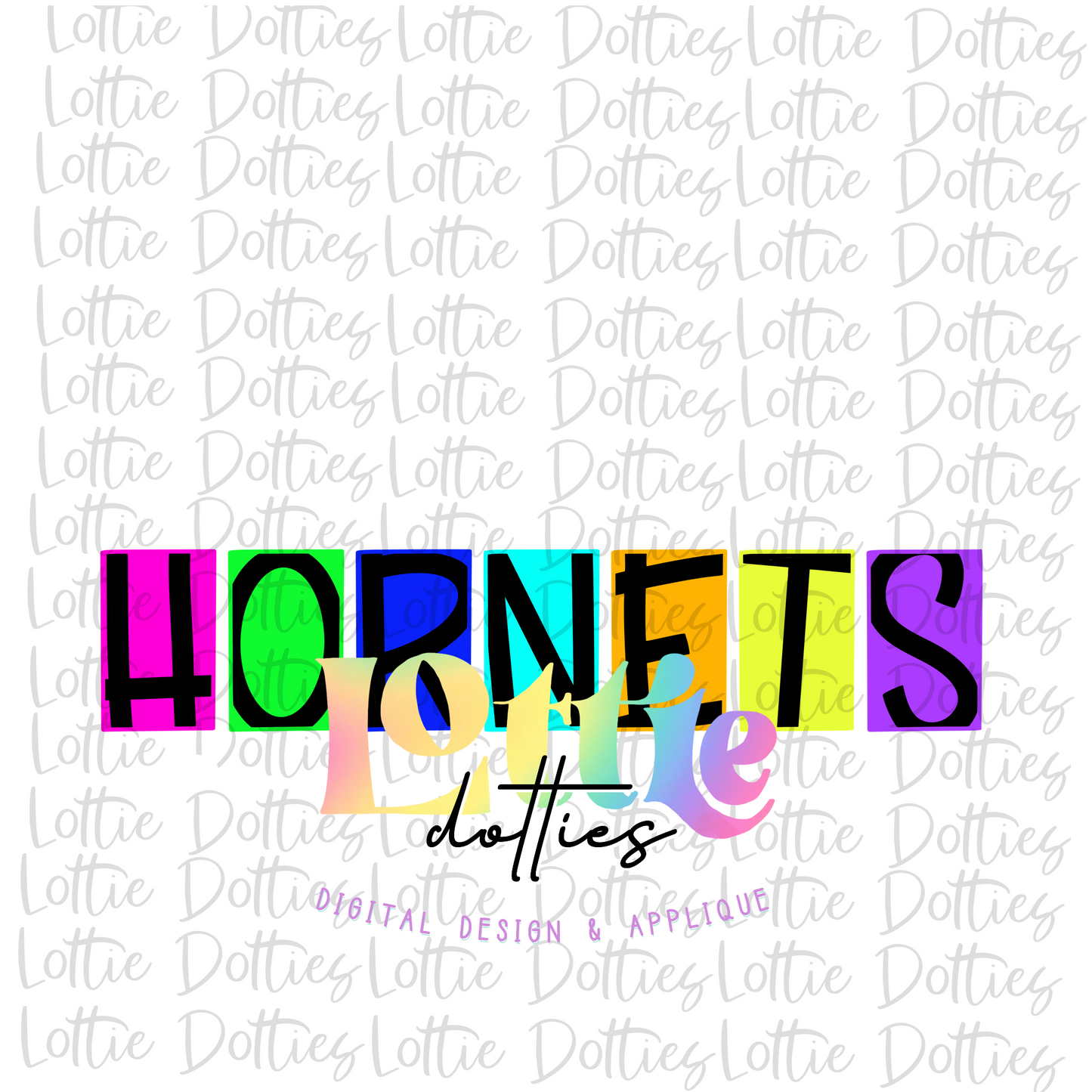 Hornets PNG - Hornets sublimation design - Digital Download - Neon Box