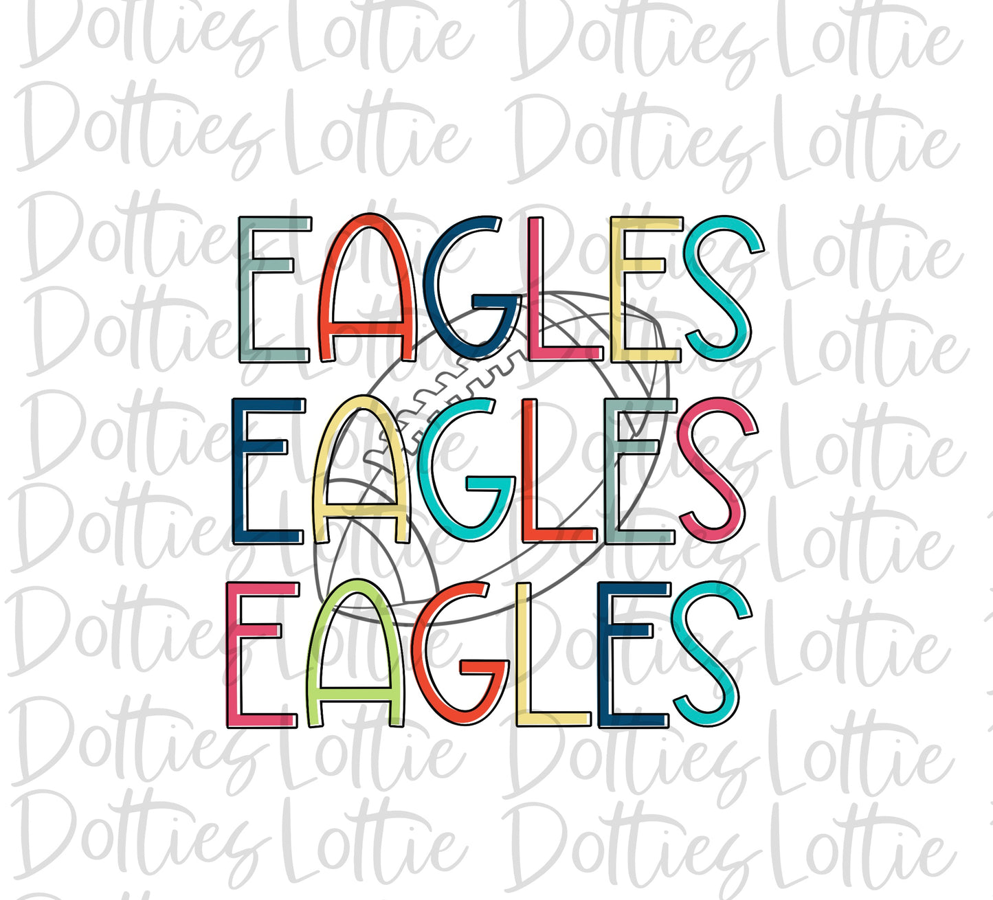 Eagles Football - PNG - Football - Sublimation design - Digital Download