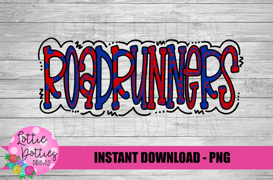 Roadrunners PNG - Roadrunners Sublimation - Mascot team design - Digital Download