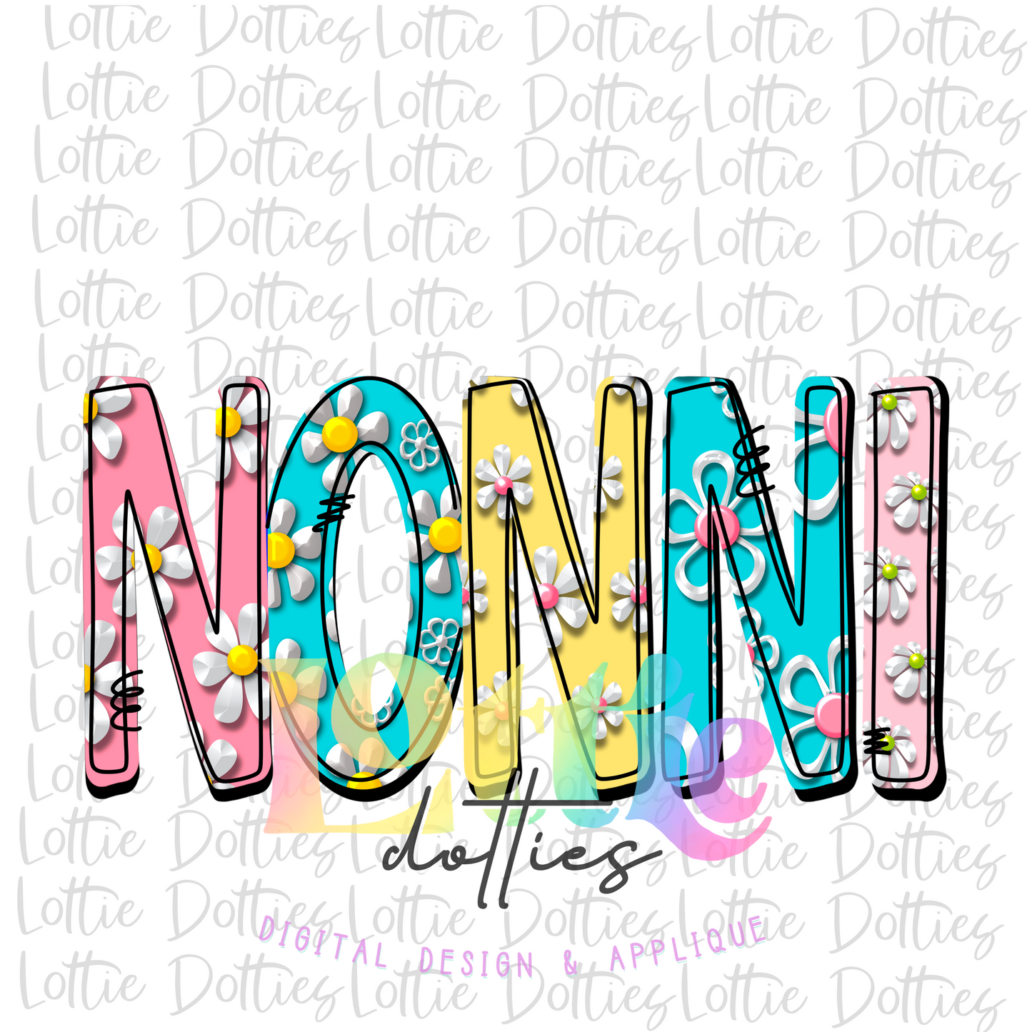 Nonni PNG - Nonni Sublimation - Mother’s Day sublimation design - digital download