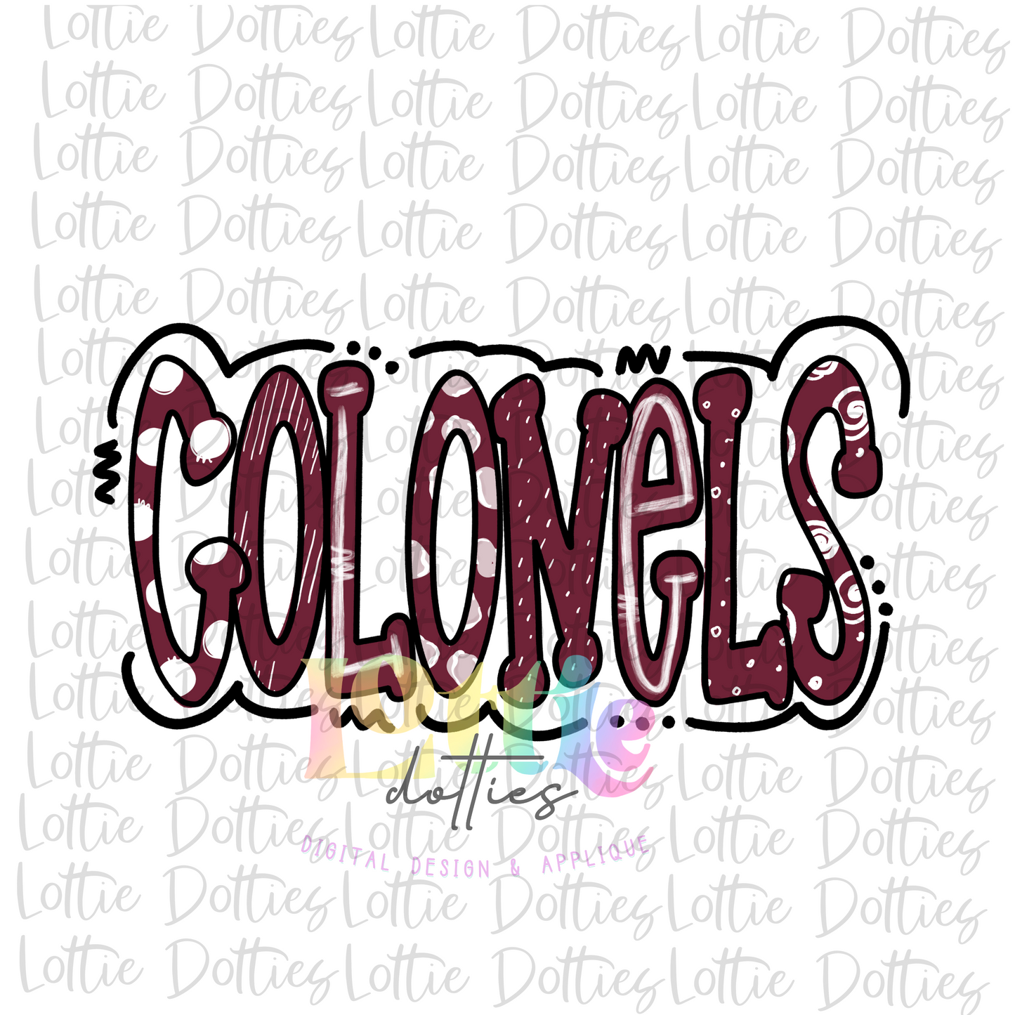 Colonels PNG - Colonels sublimation design - Digital Download - Royal and Red