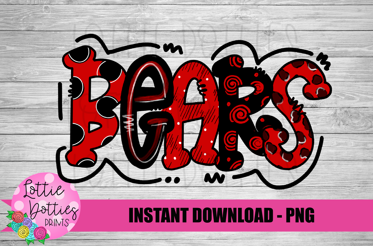 Bears PNG - Bears sublimation design - Digital Download