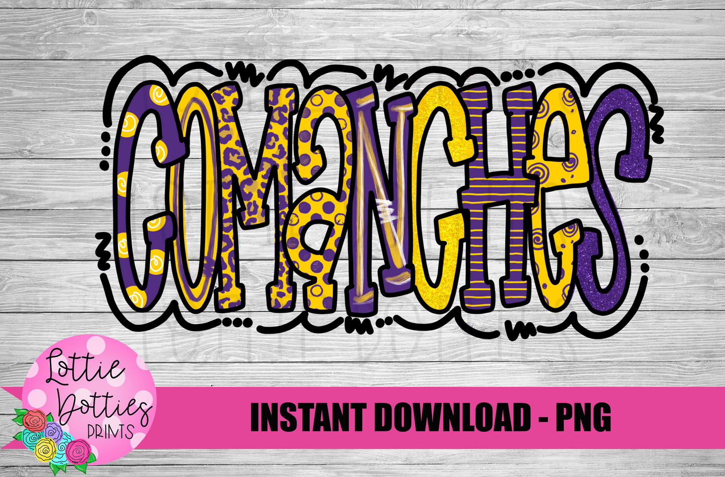 Comanches Sublimation Design - Comanches Png - Digital Download