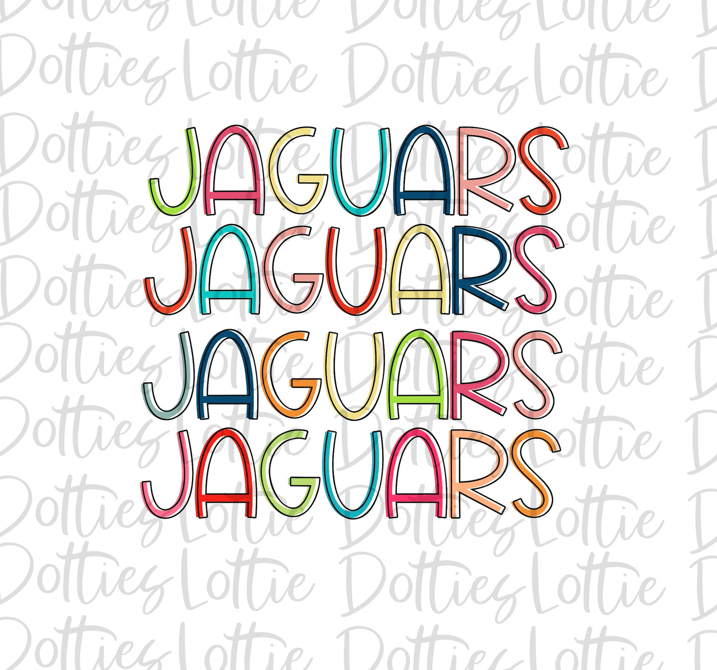 Jaguars - PNG - Sublimation design - Digital Download