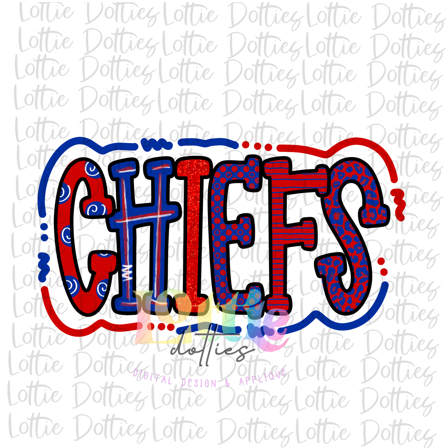 Chiefs - PNG - Instant Download - Digital Download - Sublimation Design