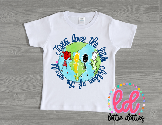 Jesus loves the little children of the world Png - Religious Png - Religious Sublimation Design- Digital Download