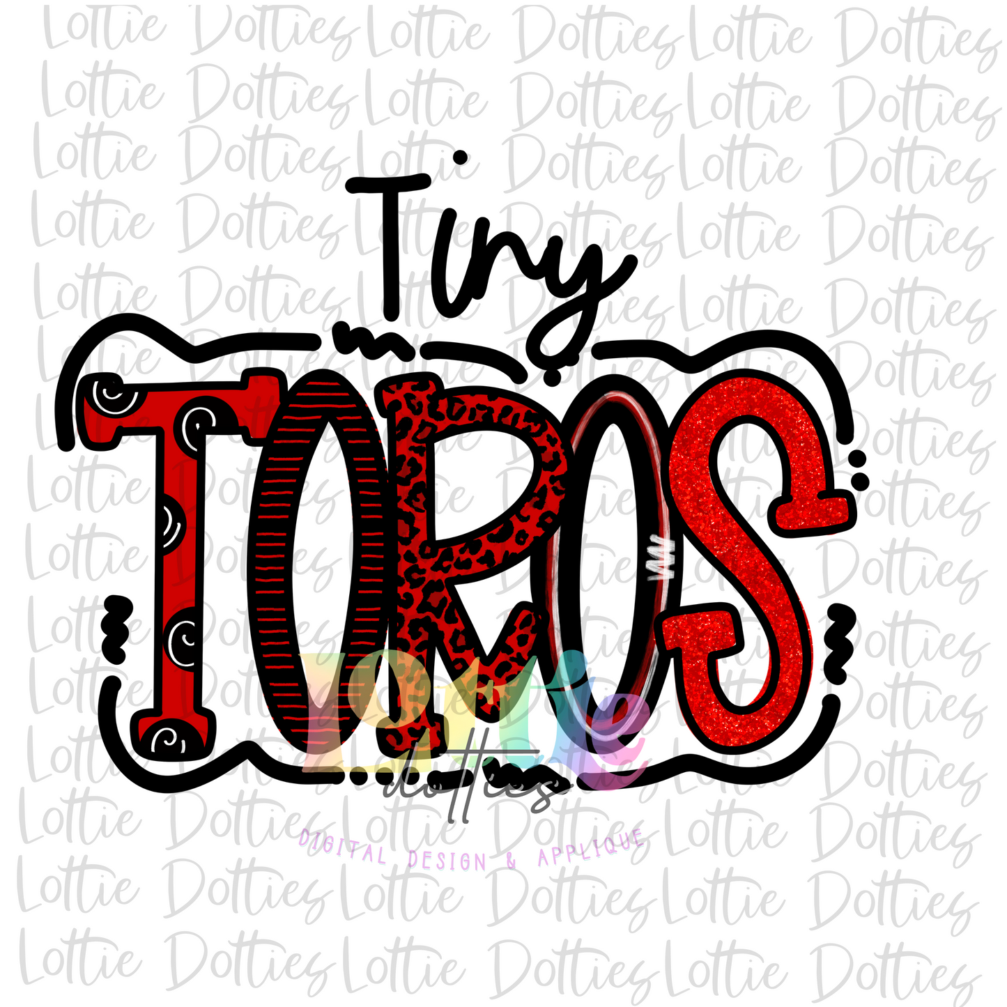 Tiny Toros PNG - Toros - Sublimation - Digital Download