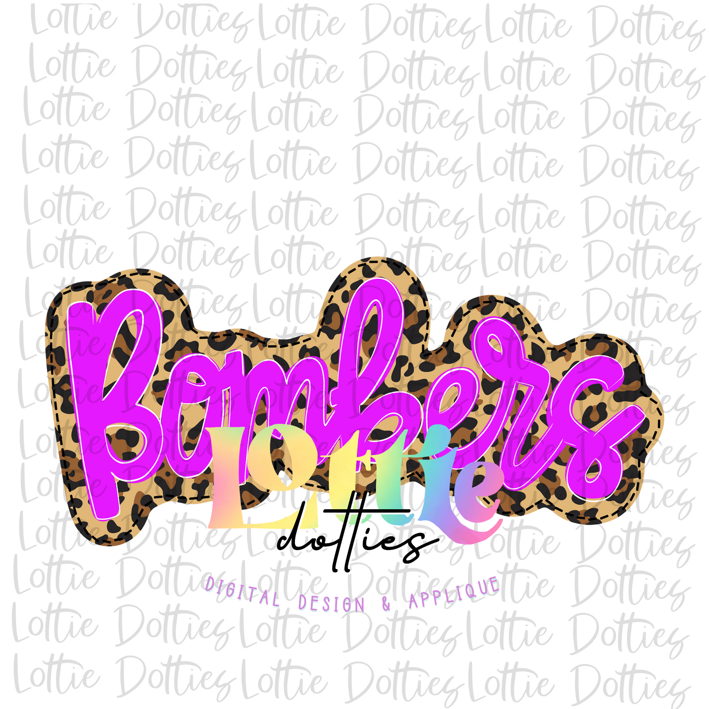 Bombers  Png - Bombers  Sublimation- Digital Download - Leopard and Neon Purple