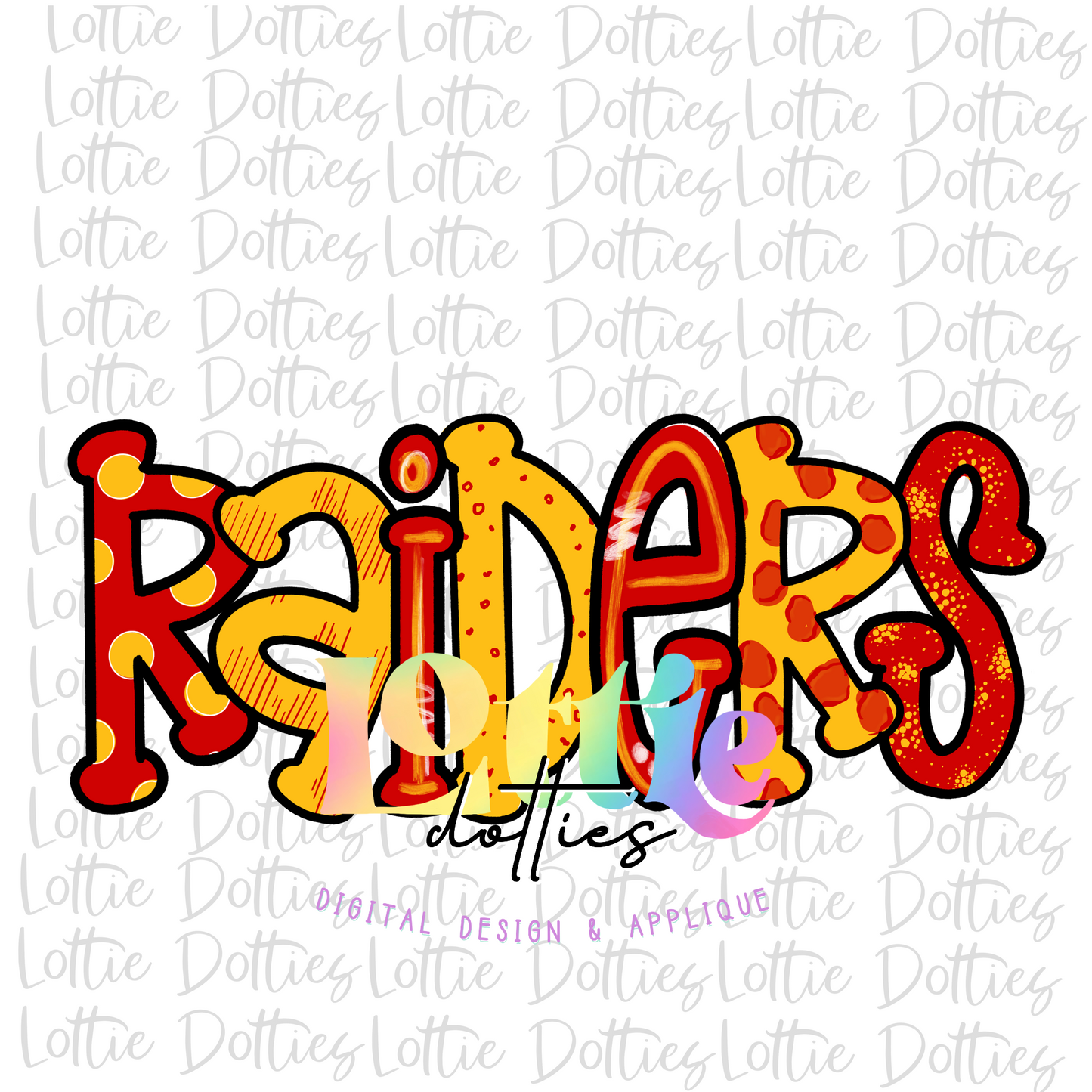 Raiders - PNG - sublimation design - Digital Download - Red and Gold
