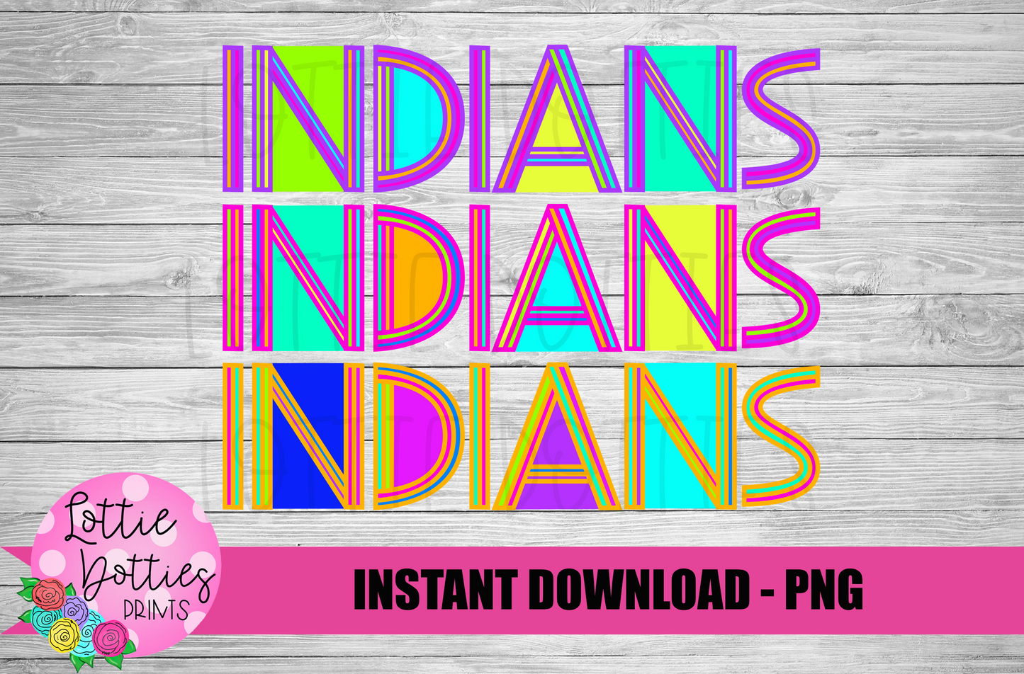 Indians PNG - Indians sublimation design - Digital Download