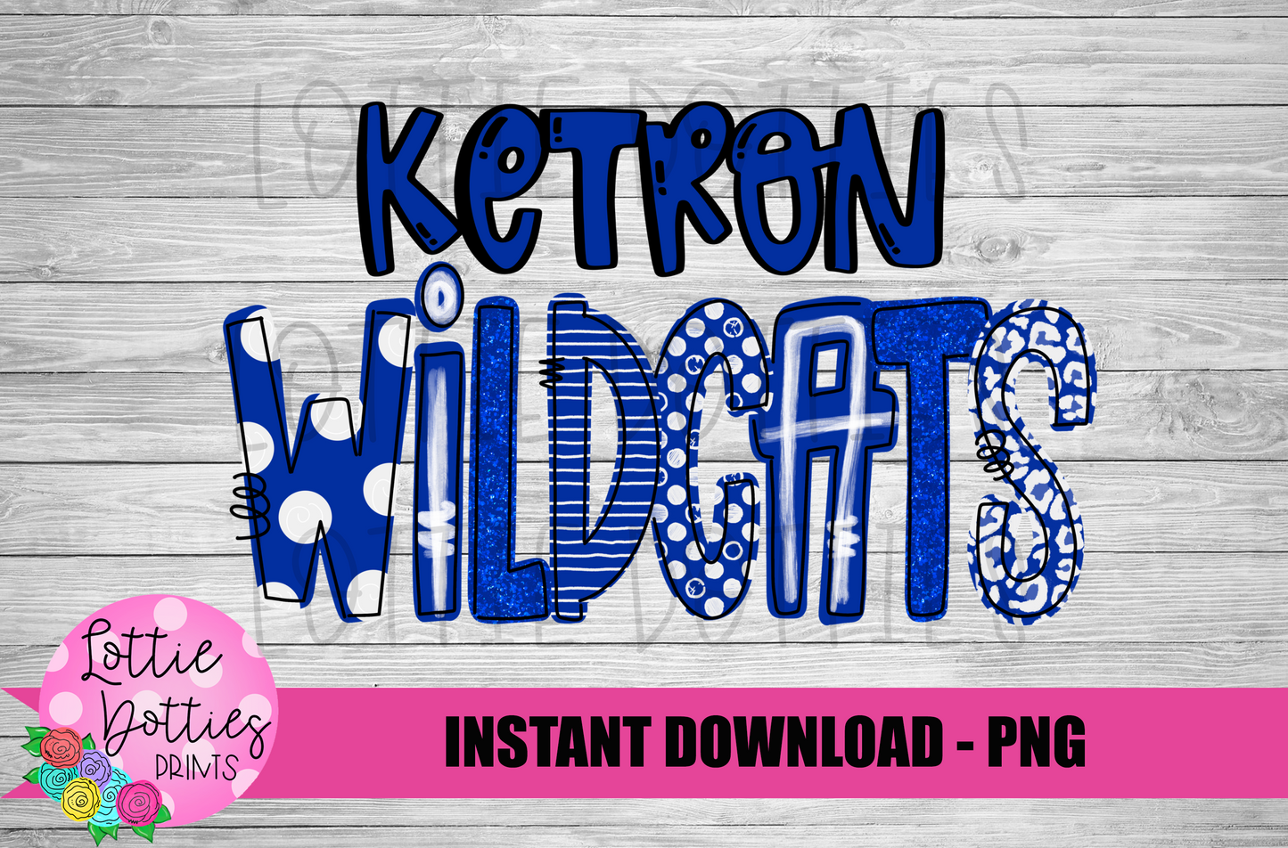 Ketron Wildcats PNG - Wildcats - sublimation design - Digital Download