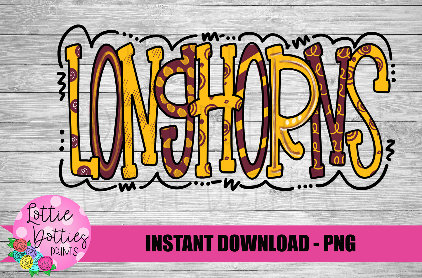 Longhorns Png - Sublimation Design - Longhorns Sublimation- Digital Download Purple and Gold