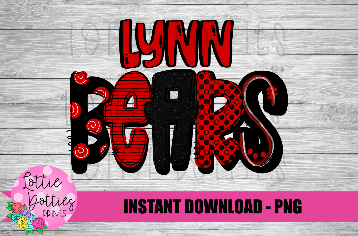 Lynn Bears PNG - Bears sublimation design - Digital Download