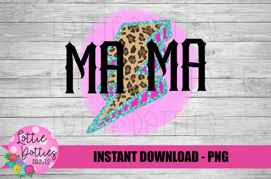 Leopard Mama Png - Sublimation File - Instant Download - Digital Download