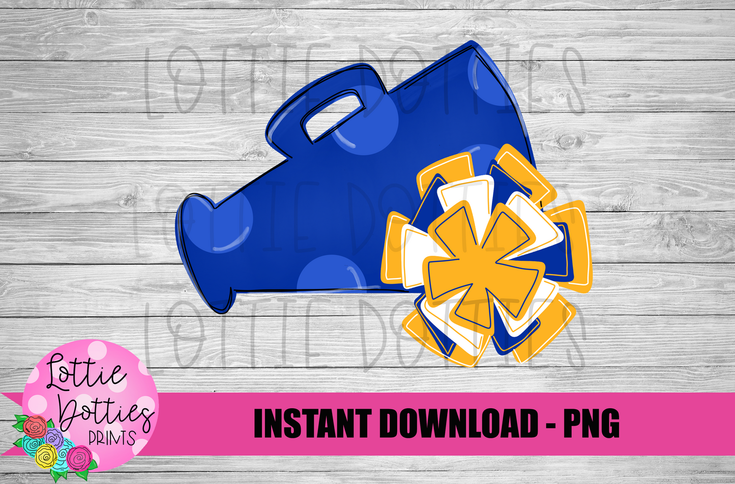 Megaphone PNG - Cheer Design - Megaphone Sublimation