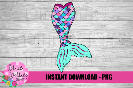 Mermaid Tail  Png - Mermaid Tail Sublimation - Mermaid Tail Design