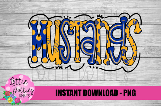 Mustangs PNG - Mustangs -  sublimation design - Digital Download