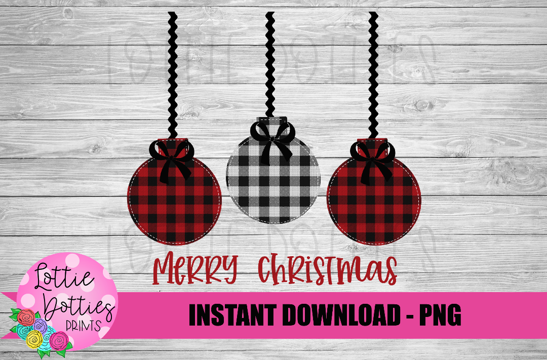 Christmas OrnamentsPng - Christmas Sublimation Design - Digital Download
