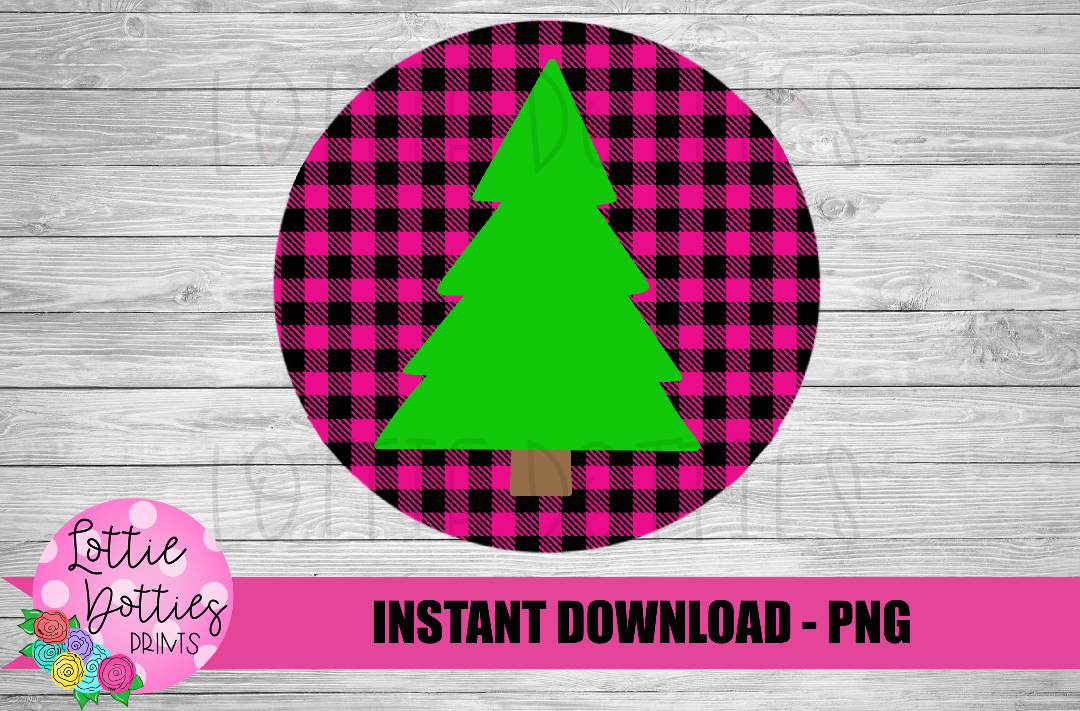Christmas Tree Patch Sublimation Design - Christmas Patch Png - Patch Design - Digital Download