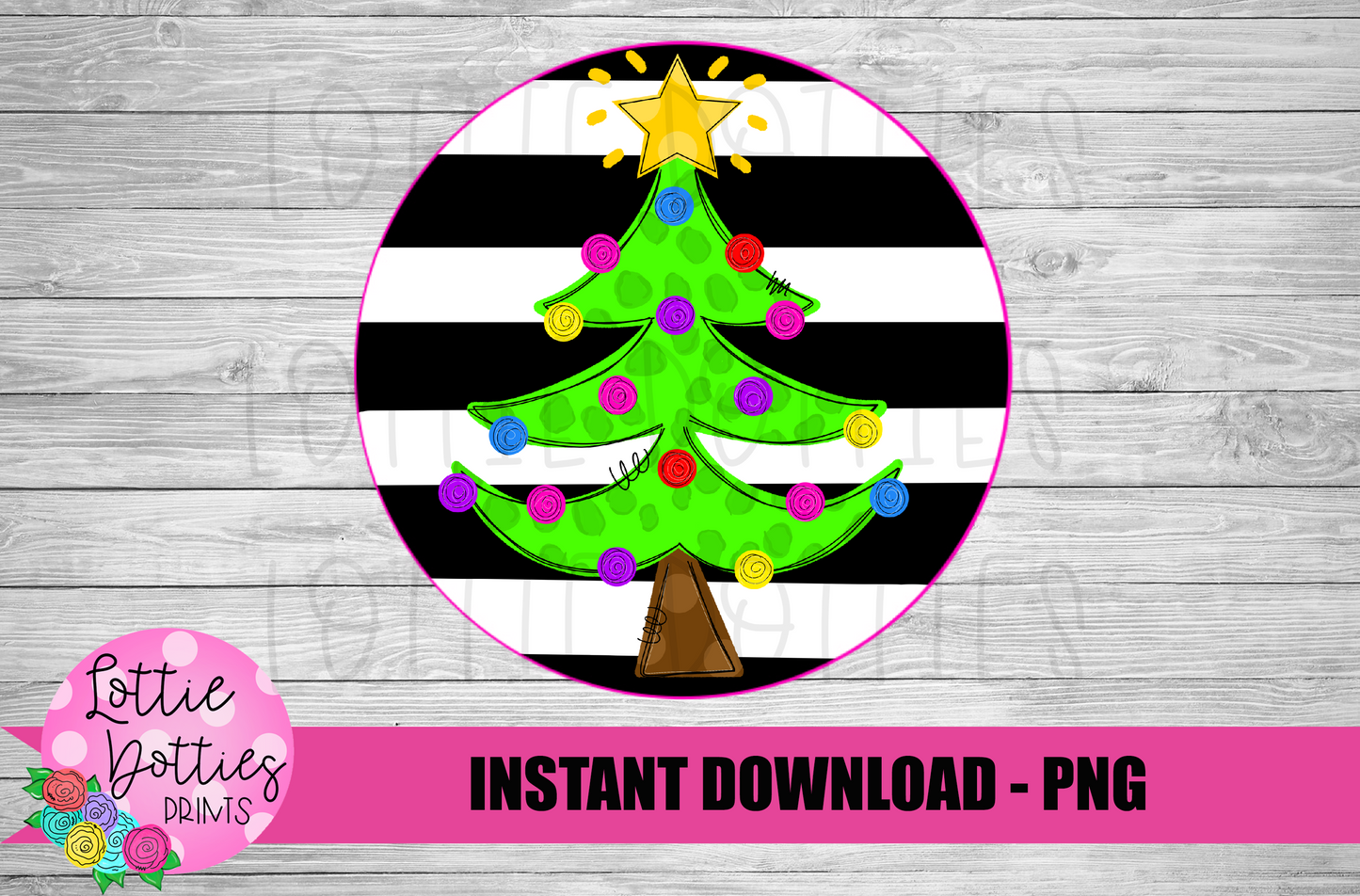 Christmas Tree Patch Sublimation Design - Christmas Patch Png - Patch Design - Digital Download
