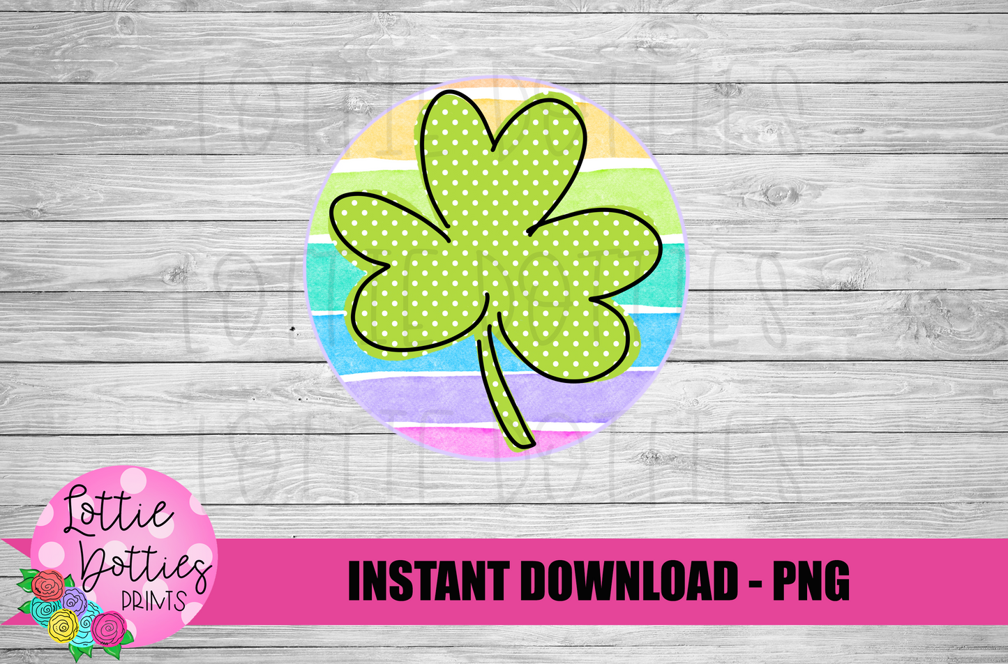 Saint Patrick’s Day Circle Sublimation Design - Shamrock Circle Png - Pot of Gold - St Patrick’s Day Png