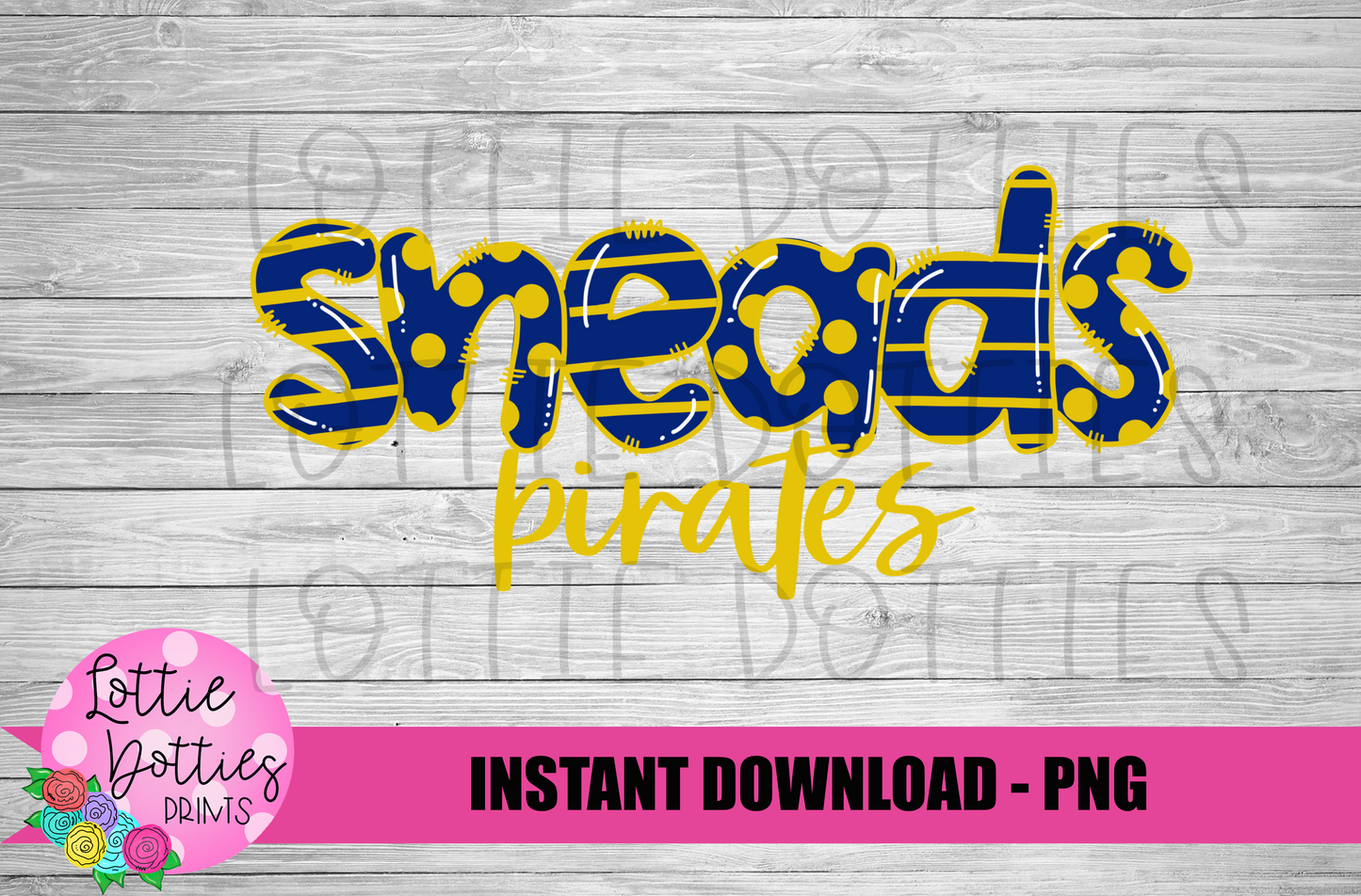 Sneads Pirates PNG - Pirates - sublimation design - Digital Download