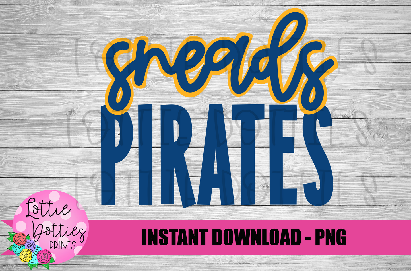 Sneads Pirates PNG - Pirates - sublimation design - Digital Download