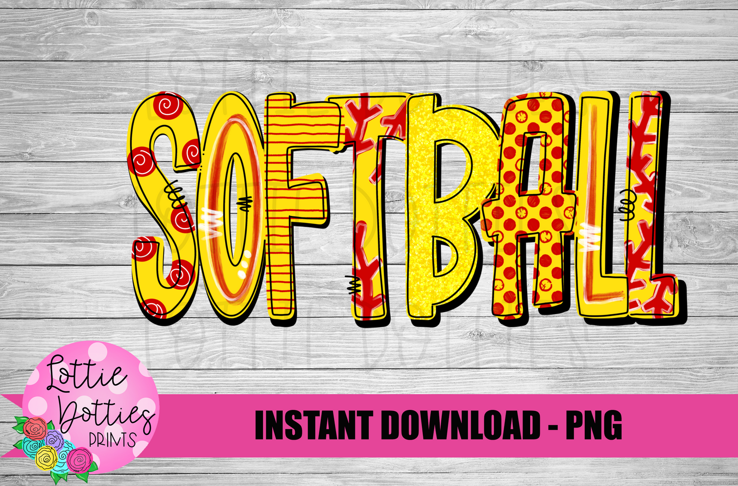 Softball Png - Softball Sublimation - Instant Download - Digital Download