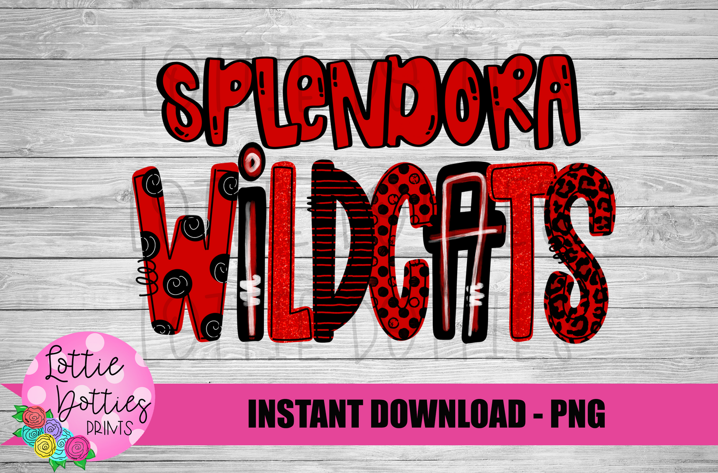 Splendora Wildcats PNG - Wildcats - sublimation design - Digital Download