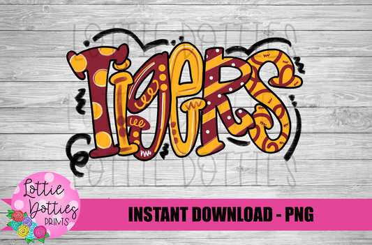 Tigers PNG - Tigers sublimation design - Digital Download