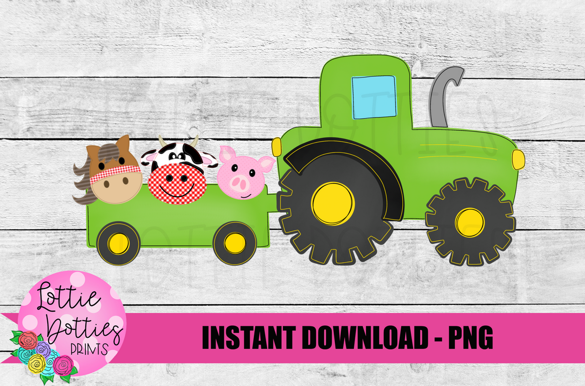 Animais Da Fazenda E Etc - Tractor - Free Transparent PNG Clipart Images  Download
