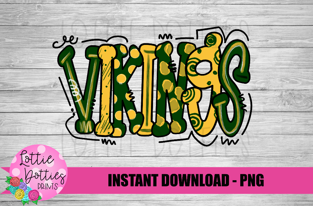 Vikings PNG - Vikings Sublimation design - Digital Download