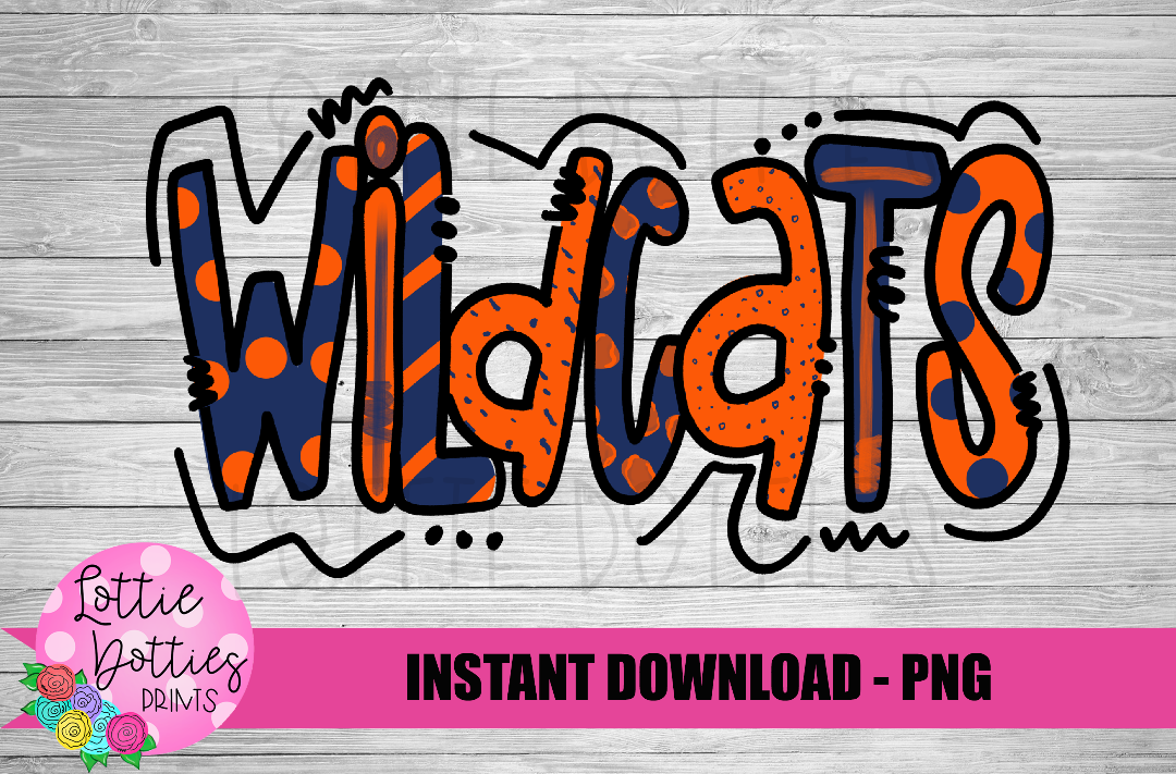Wildcats PNG - Wildcats - sublimation design - Digital Download