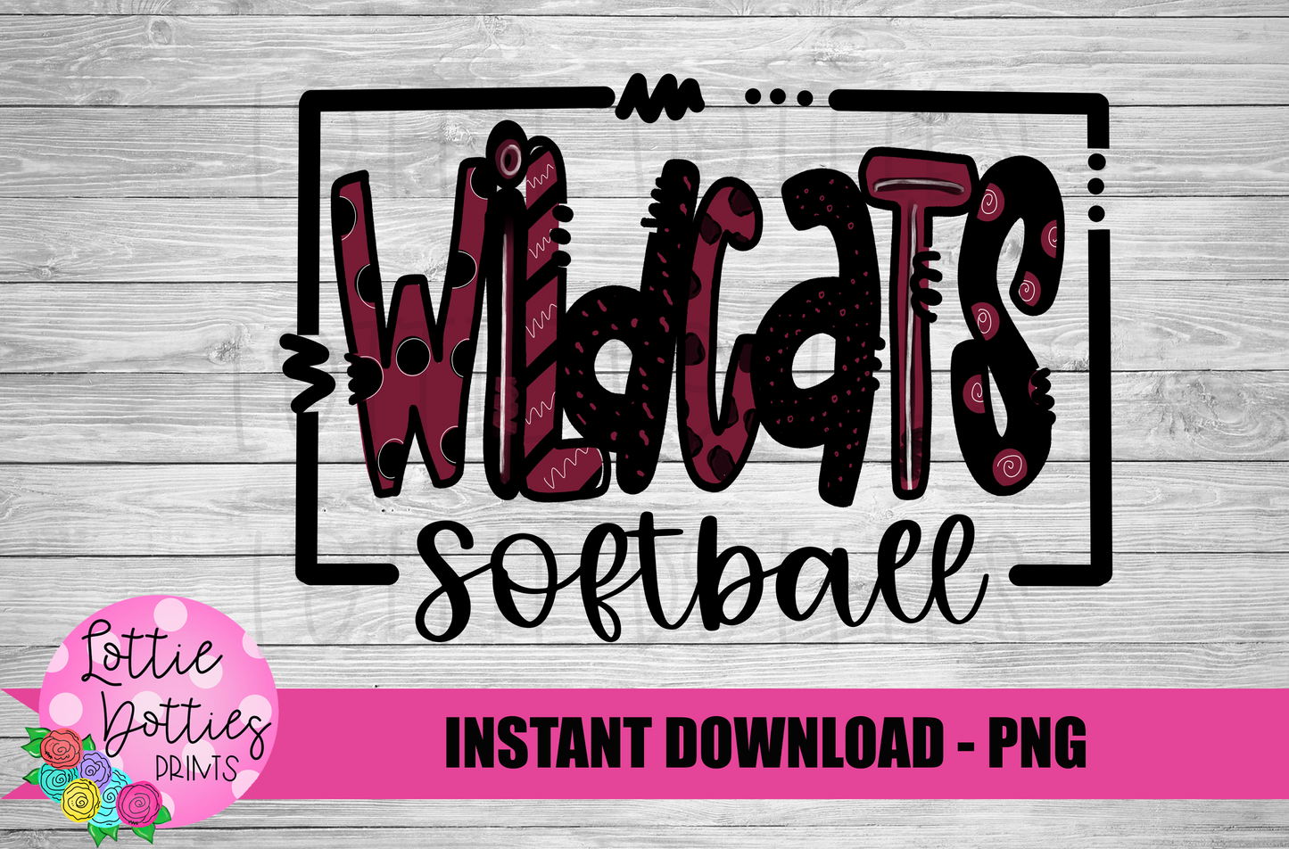 Wildcats Softball PNG - Wildcats - sublimation design - Digital Download