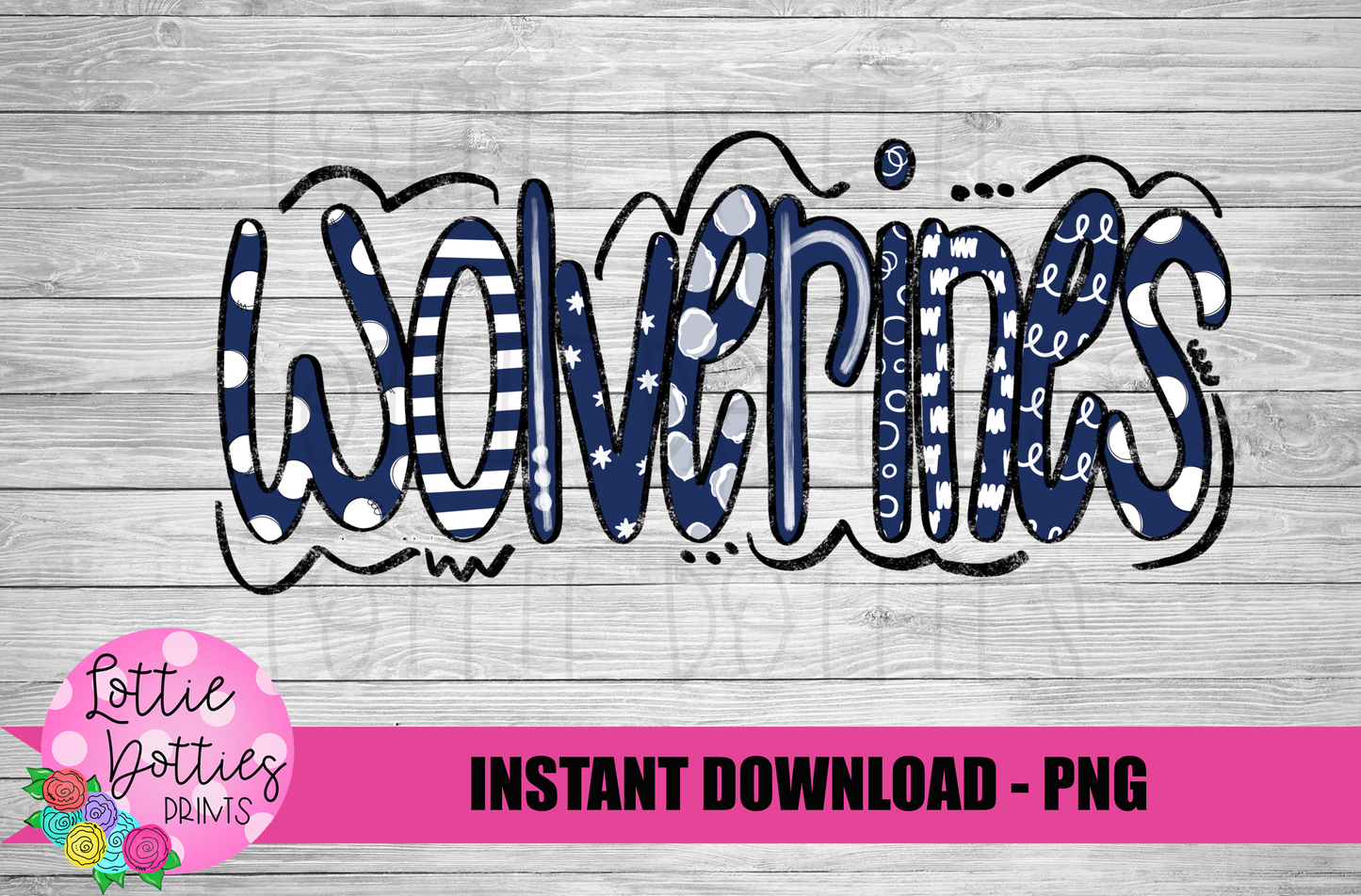 Wolverines PNG - Wolves PNG - Instant Download - Digital Download - Sublimation Design