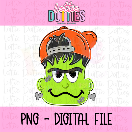 Frankie Png - Frankenstein Png - Halloween Sublimation Design - Kids Halloween Design - Digital Download