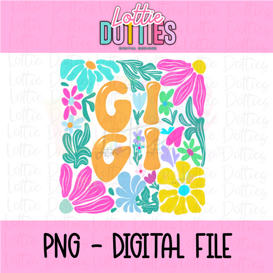 Gigi PNG - Gigi Design Png - Digital Download