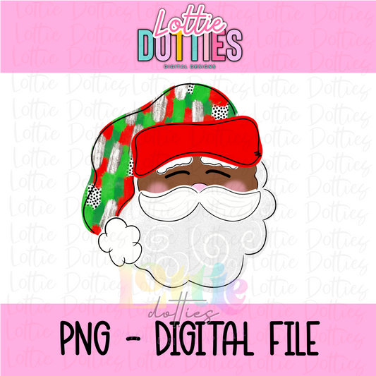 Santa - Christmas Png - Christmas Sublimation Design- Digital Download