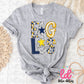 Navy & Gold Poppy Alpha - Navy & Athletic Gold - Alphabet - Alpha Pack - Alphabet Clipart - Instant Download  - Alpha Packs