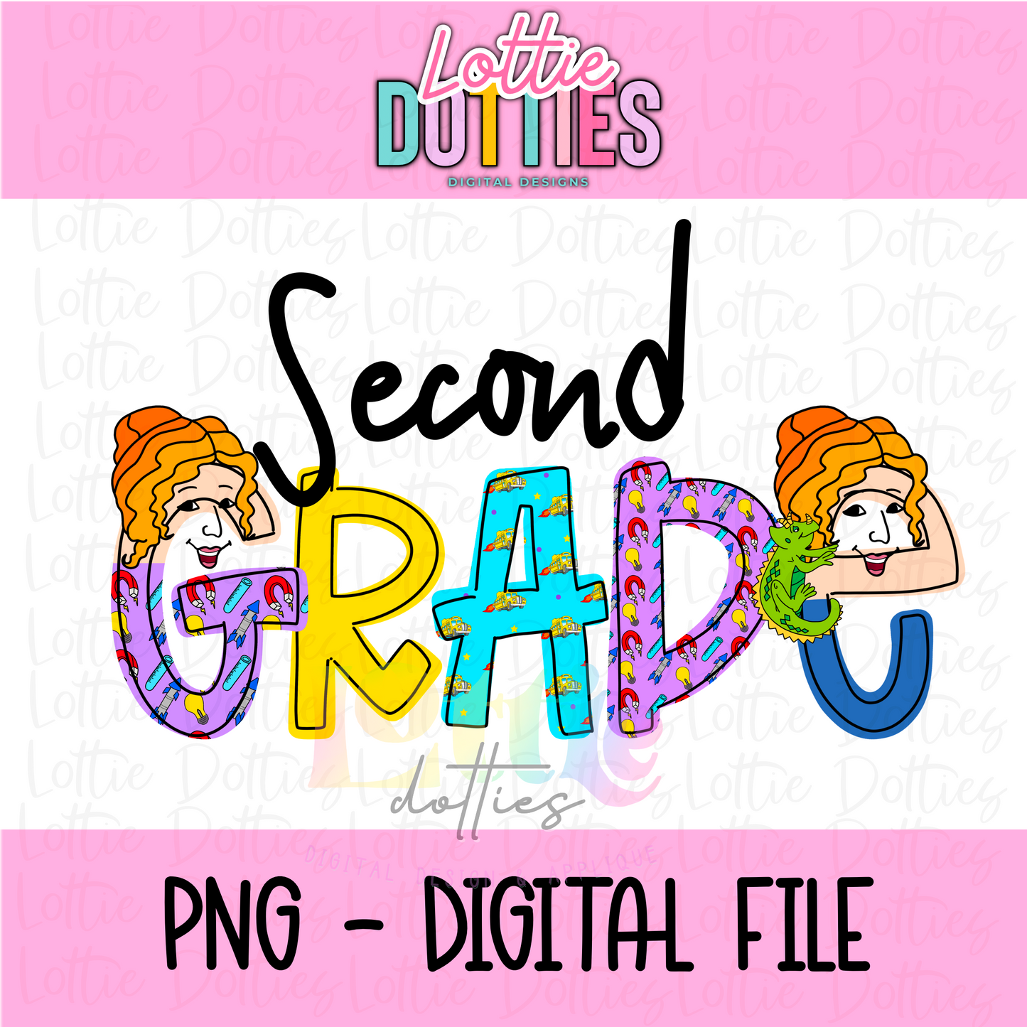 MSB Second Grade PNG - Back To School - Sublimation - Digital Download