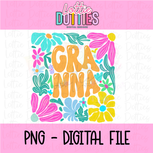 Granna - Granna Design Png - Digital Download