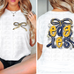 Eagles PNG - Eagles Navy and Gold bow design - Digital Download - coquette design