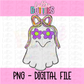 Ghost Girl Png - Ghost Png - Halloween Sublimation Design - Kids Halloween Design - Digital Download